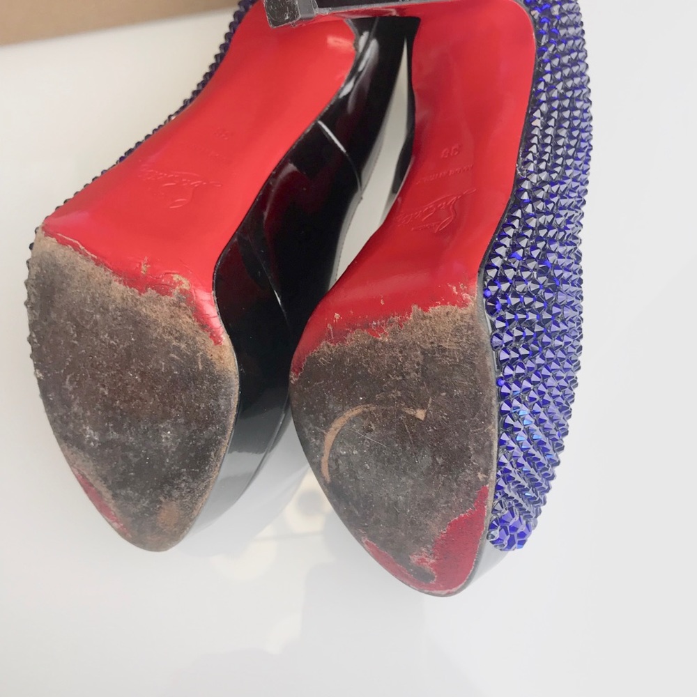❌SOLD❌CHRISTIAN LOUBOUTIN Swarovski custom Bianca - Picture 6 of 8
